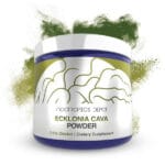 Ecklonia Cava Powder dietary supplement container with green powder splash.