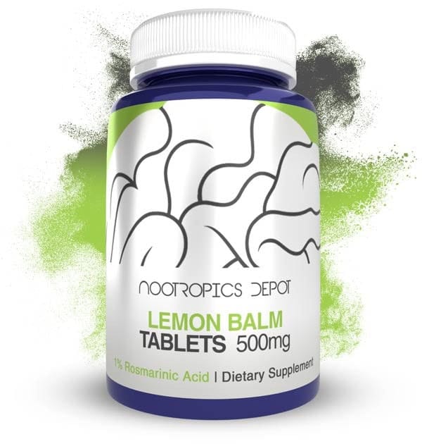 Boosts cognitive function with Lemon Balm tablets for mental clarity and relaxation.