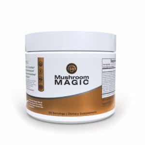 Buy Mushroom Magic Powder Blend online Europe Lion's Mane and Cordyceps extracts for focus, natural energy, and daily wellness support. Free Delivery